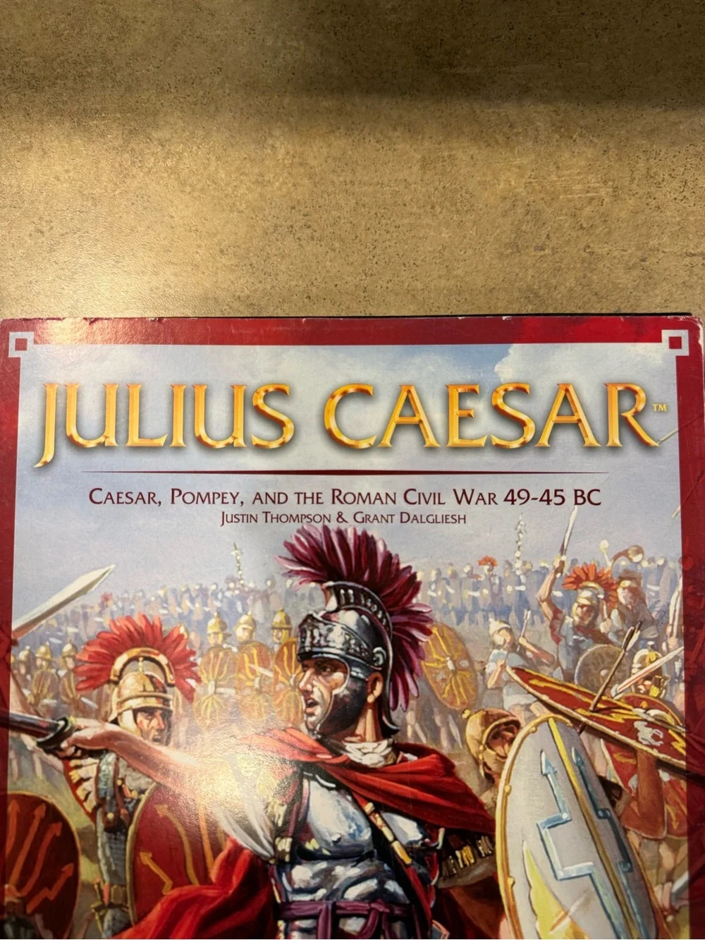 Julius Caesar Roman Civil War Game 49-45 BC by Columbia Games COMPLETE